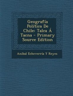 Front cover_Geografía Política De Chile