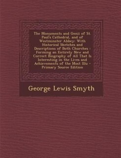 Couverture_The Monuments and Genii of St. Paul's Cathedral, and of Westminster Abbey