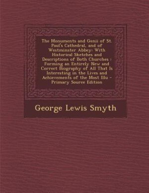Couverture_The Monuments and Genii of St. Paul's Cathedral, and of Westminster Abbey