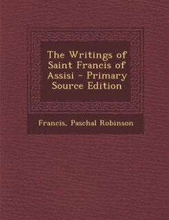 Front cover_The Writings of Saint Francis of Assisi