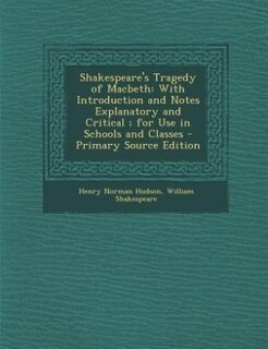 Couverture_Shakespeare's Tragedy of Macbeth