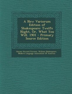 Front cover_A New Variorum Edition of Shakespeare