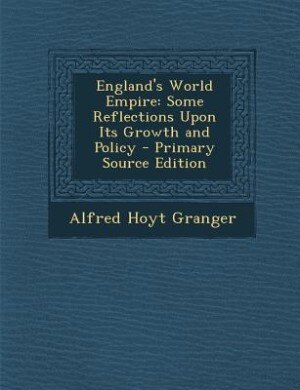 Front cover_England's World Empire