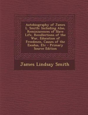 Couverture_Autobiography of James L. Smith