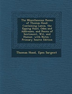 Front cover_The Miscellaneous Poems of Thomas Hood