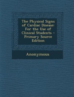 Couverture_The Physical Signs of Cardiac Disease