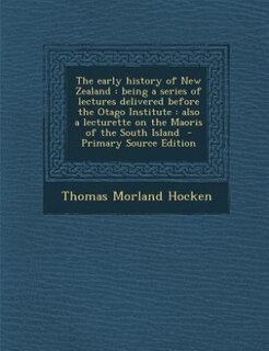 Couverture_The early history of New Zealand