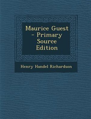 Couverture_Maurice Guest - Primary Source Edition