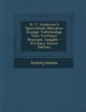 Couverture_H. C. Andersen's Sämmtliche Märchen