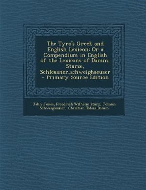 Couverture_The Tyro's Greek and English Lexicon