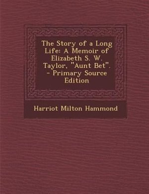 Front cover_The Story of a Long Life