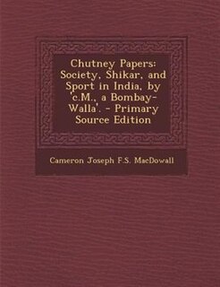 Front cover_Chutney Papers