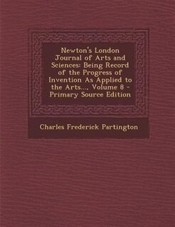 Couverture_Newton's London Journal of Arts and Sciences