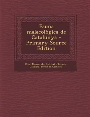 Couverture_Fauna malacològica de Catalunya