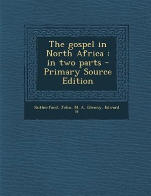 Couverture_The gospel in North Africa