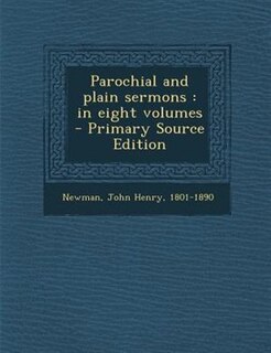 Front cover_Parochial and plain sermons