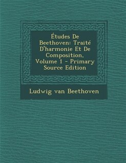 Couverture_&Eacute;tudes De Beethoven