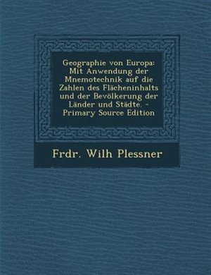 Front cover_Geographie von Europa