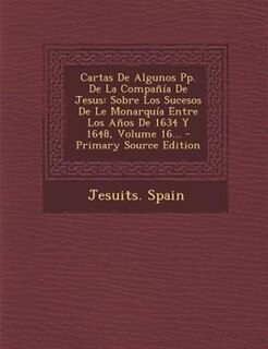 Couverture_Cartas De Algunos Pp. De La Compañía De Jesus