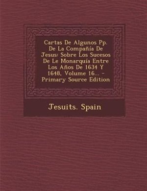 Couverture_Cartas De Algunos Pp. De La Compañía De Jesus