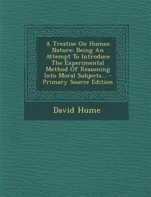 Front cover_A Treatise On Human Nature