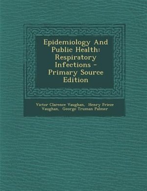 Front cover_Epidemiology And Public Health