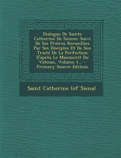 Couverture_Dialogue De Sainte Catherine De Sienne