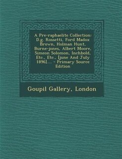 Couverture_A Pre-raphaelite Collection