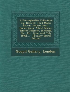 Couverture_A Pre-raphaelite Collection