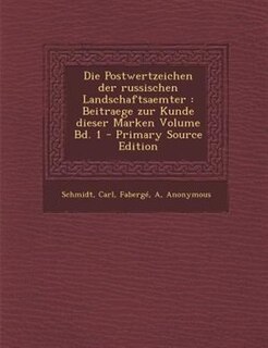 Front cover_Die Postwertzeichen der russischen Landschaftsaemter