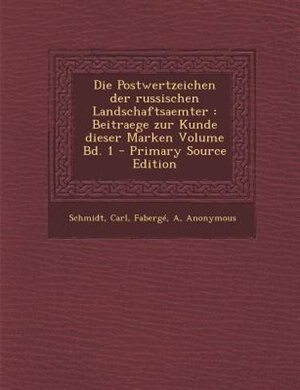Front cover_Die Postwertzeichen der russischen Landschaftsaemter