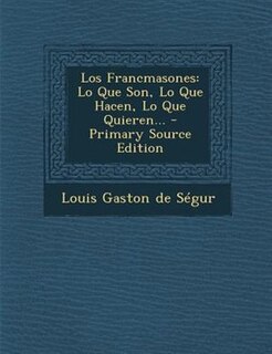 Couverture_Los Francmasones