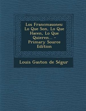 Couverture_Los Francmasones