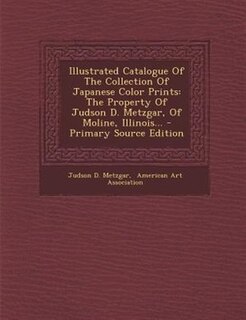 Front cover_Illustrated Catalogue Of The Collection Of Japanese Color Prints