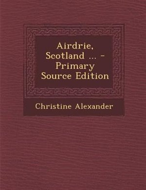 Front cover_Airdrie, Scotland ...