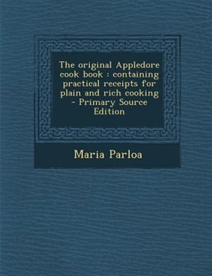 Front cover_The original Appledore cook book