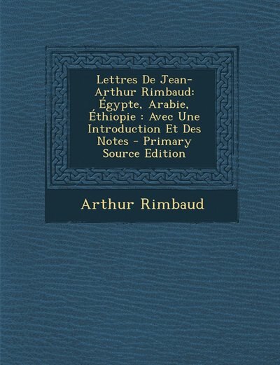 Couverture_Lettres De Jean-Arthur Rimbaud