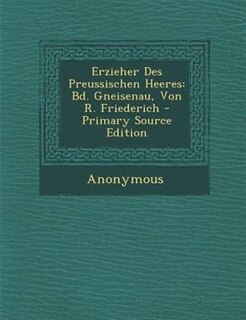 Couverture_Erzieher Des Preussischen Heeres