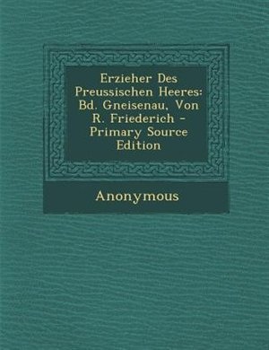 Couverture_Erzieher Des Preussischen Heeres
