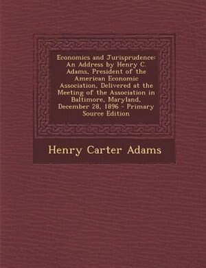 Front cover_Economics and Jurisprudence