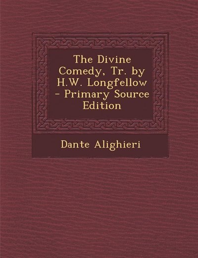 Front cover_The Divine Comedy, Tr. by H.W. Longfellow