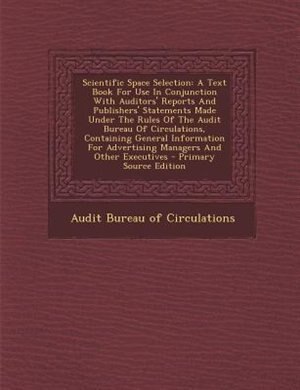 Front cover_Scientific Space Selection