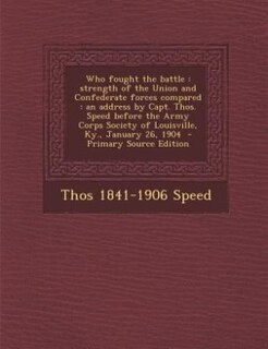 Couverture_Who fought the battle