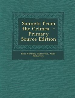 Couverture_Sonnets from the Crimea  - Primary Source Edition