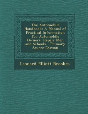 Front cover_The Automobile Handbook
