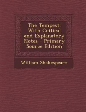Front cover_The Tempest