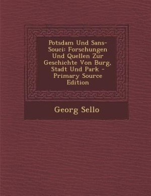 Front cover_Potsdam Und Sans-Souci