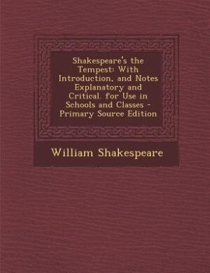 Couverture_Shakespeare's the Tempest