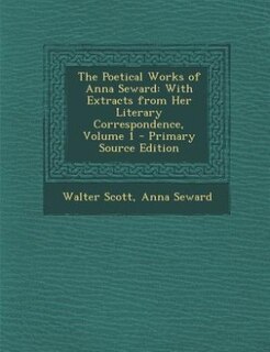 Front cover_The Poetical Works of Anna Seward