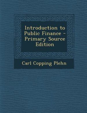 Introduction to Public Finance